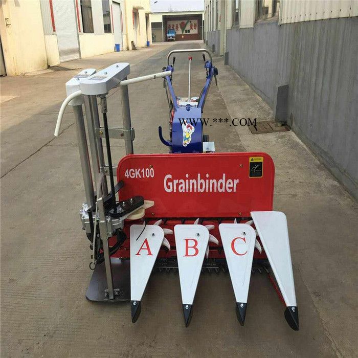 柴油稻麦割晒机平铺侧放汽油稻麦黄豆收割割捆机油菜低茬收割机 视频图2