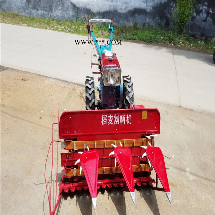 柴油稻麦割晒机平铺侧放汽油稻麦黄豆收割割捆机油菜低茬收割机 视频图5