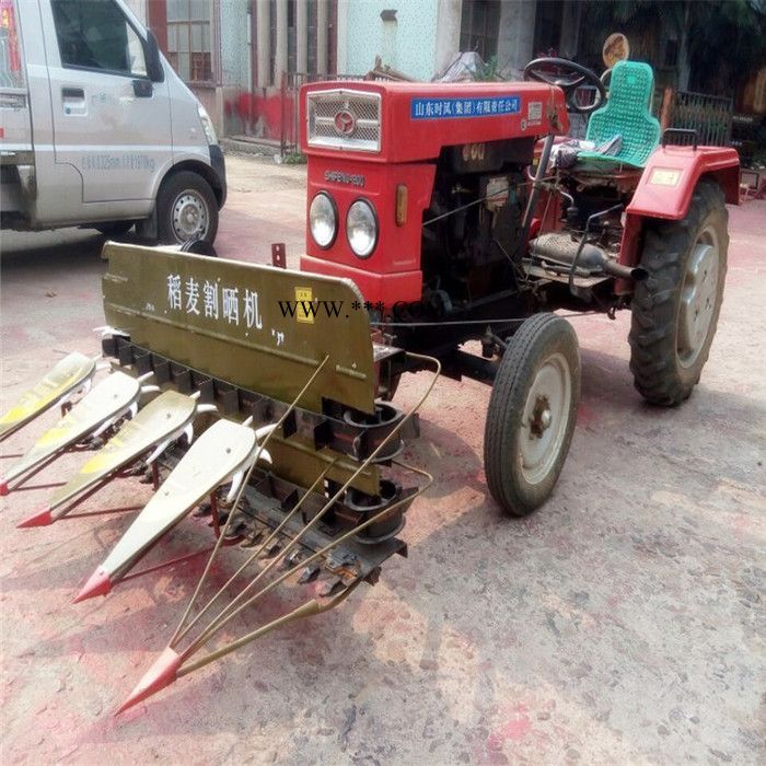 柴油稻麦割晒机平铺侧放汽油稻麦黄豆收割割捆机油菜低茬收割机 视频图8