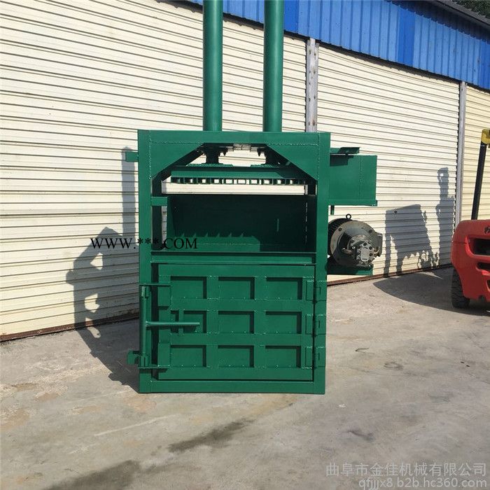 金佳半自动废纸箱压缩捆包机 多用途立式液压打包机 机油壶压扁机图5