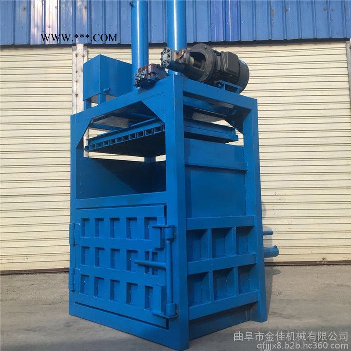 金佳半自动废纸箱压缩捆包机 多用途立式液压打包机 机油壶压扁机图3