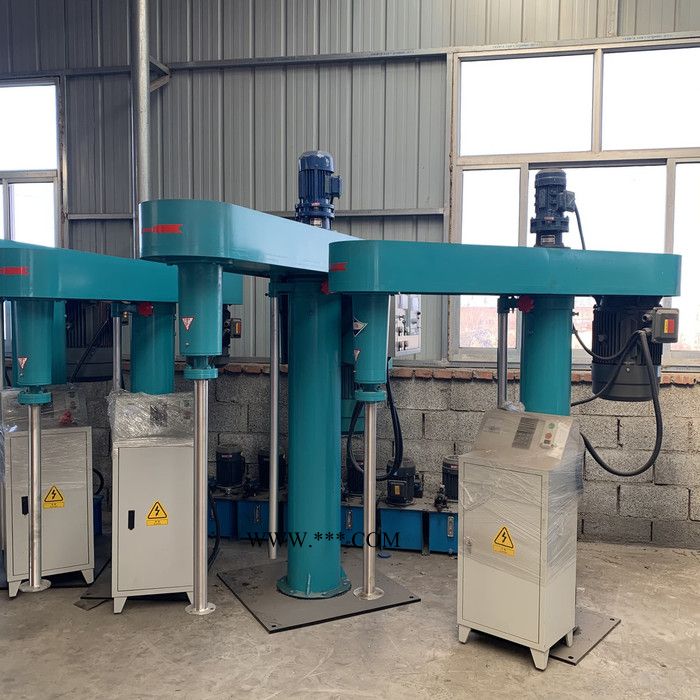 定制3-18KW液压升降高速分散机油漆涂料油墨变频搅拌机美缝剂设备 机械升降图4