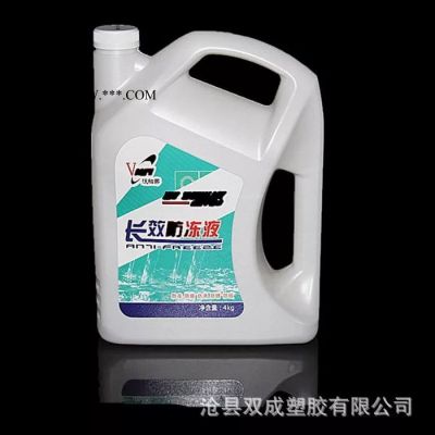 沧县双成塑胶厂家专业生产塑料桶 4升塑料桶 4L防冻液壶 4千克机油壶瓶