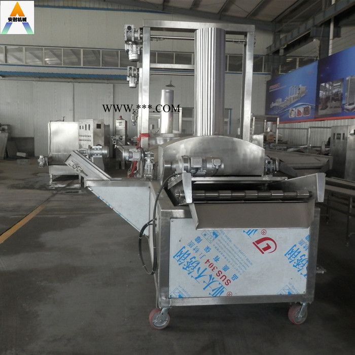 食品级裹粉花生油炸机   燃柴油油炸机 小油条油炸机 双层网带式油炸机油炸机厂家图4