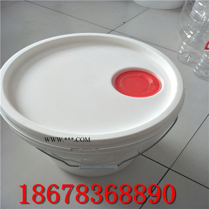 全新料塑提20公斤带小嘴机油桶胶水桶 20升涂料桶 乳胶漆专用桶图5