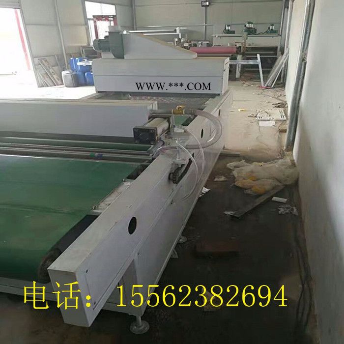 地板、家具淋涂机油漆淋幕机自动涂装生产线图4