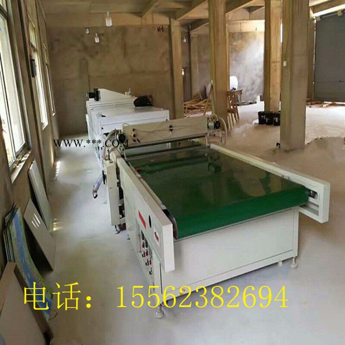 地板、家具淋涂机油漆淋幕机自动涂装生产线图8