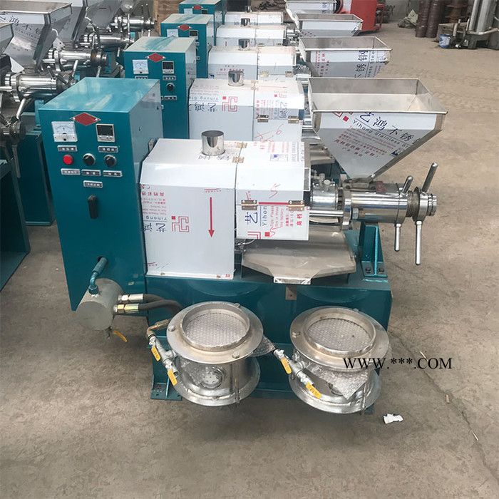 富德100胡麻籽螺旋榨油机油坊用菜籽榨油机食用油加工设备价格小型商用大豆榨油机花生菜籽榨油机图2