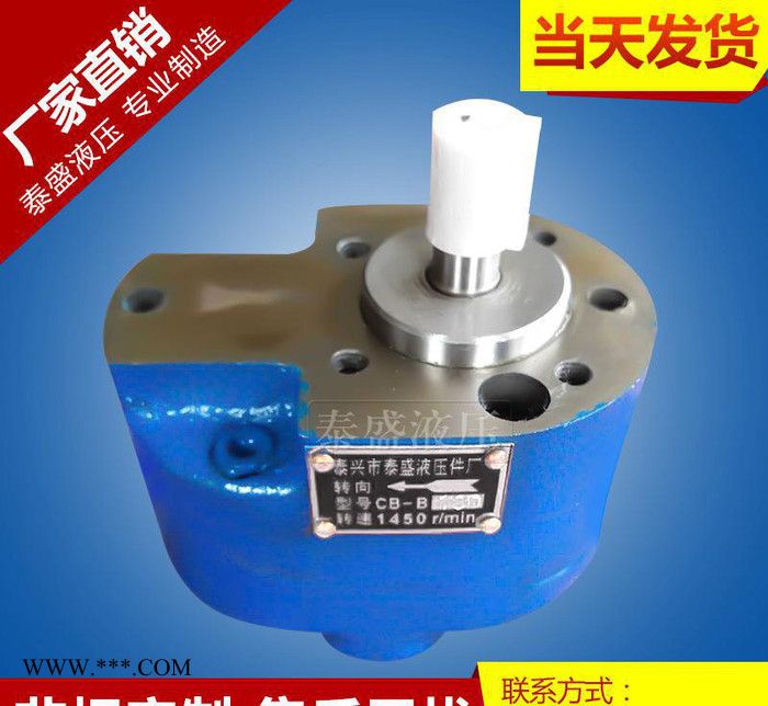 现货低压CB-B2.5齿轮油泵 CB-B2.5TH液压齿轮泵图2