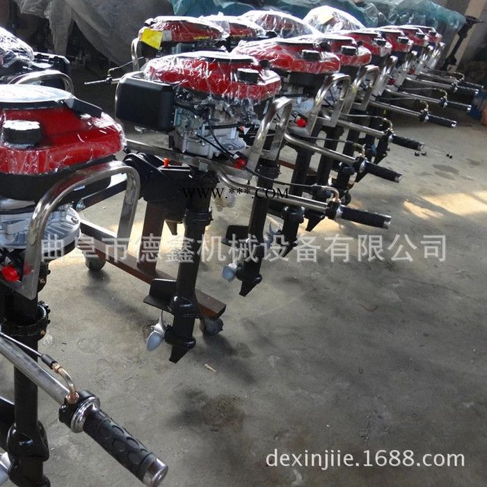 德鑫机械GJ-260型号多功能新款四冲隆鑫机油船用挂机 196cc排量挂机 动力大强劲图4