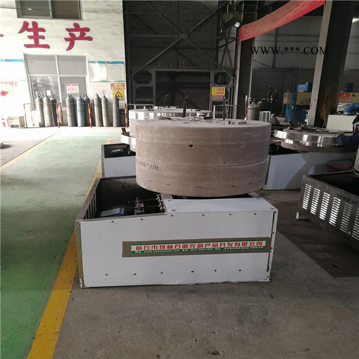 芝麻花生酱电动石磨芝麻水洗机油坊用磨酱机传统老石磨芝麻磨浆机 小磨香油石磨图2