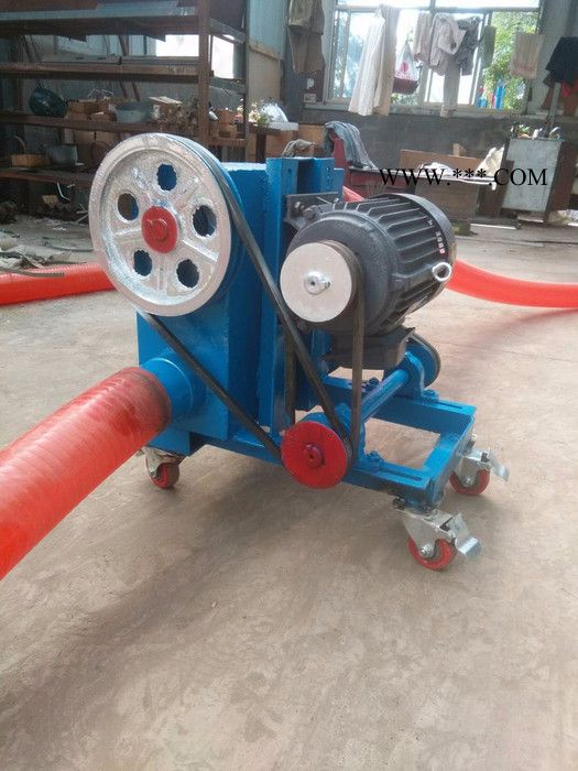 兴运机械电动蛟龙吸粮机油电两用双软管蛟龙输送机图2