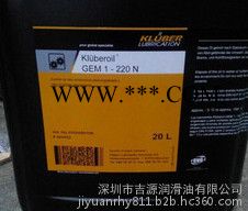 进口德国克鲁勃 KLUBEROIL GEM 1-220N 合成齿轮油图7