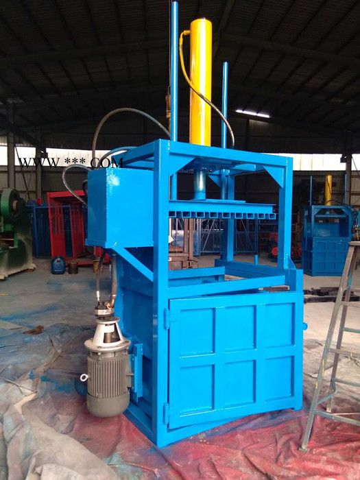 立式废纸塑料打包机液压打包机油桶易拉罐压扁机油漆桶塑料压块机图2