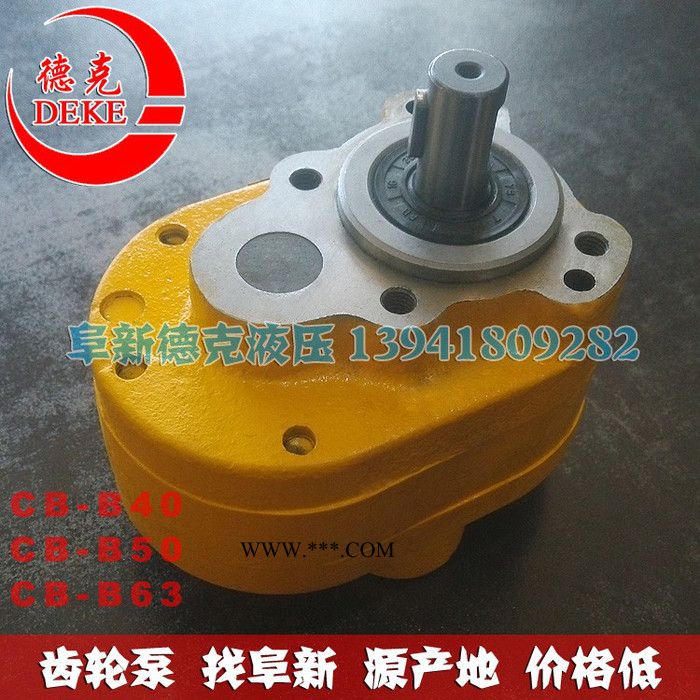 阜新液压齿轮泵 CB-B2.5-125 齿轮油泵 机床泵图2