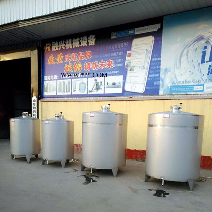 亳州白酒储酒罐 不锈钢酒罐酿酒设备打茬机生产厂家 玻璃水罐 40 50 60吨玻璃水储存罐报价图7