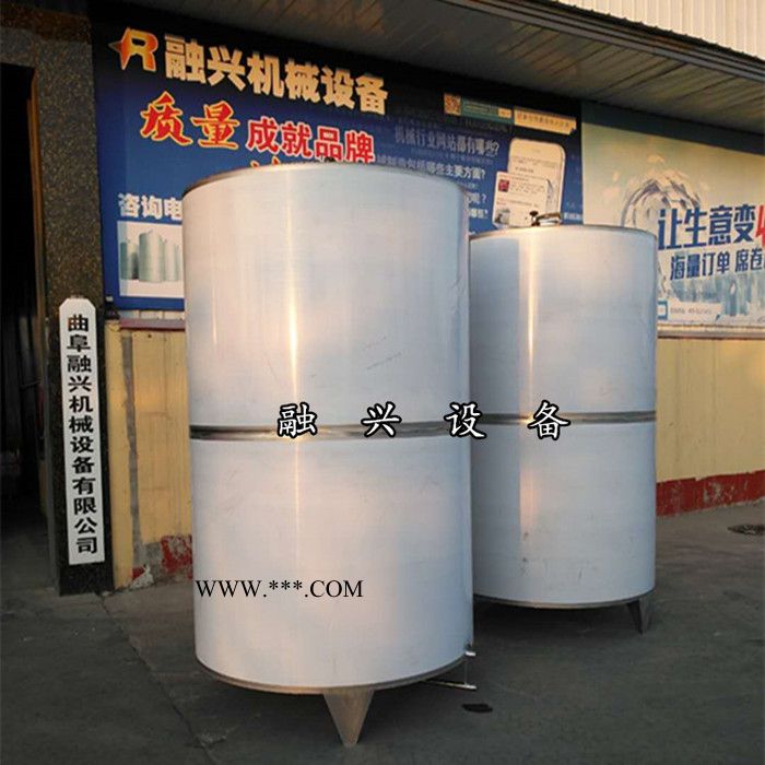 亳州白酒储酒罐 不锈钢酒罐酿酒设备打茬机生产厂家 玻璃水罐 40 50 60吨玻璃水储存罐报价图6