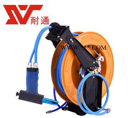 耐通水气混合双管鼓枪 混合绕线器卷管器高压洗车水枪 水气一体鼓图3