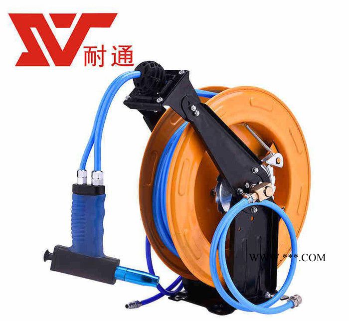 耐通水气混合双管鼓枪 混合绕线器卷管器高压洗车水枪 水气一体鼓图2