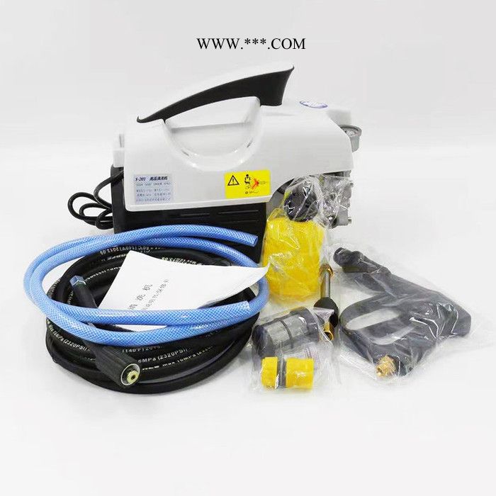 小飞鱼 S-201家用洗车机便携式手动高压洗车水枪 私家车自助家用清洗机图5