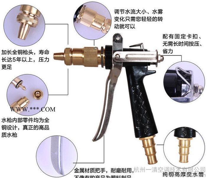 高压水枪/高压洗车水枪/家用园林高压水枪/快接水枪工具图2