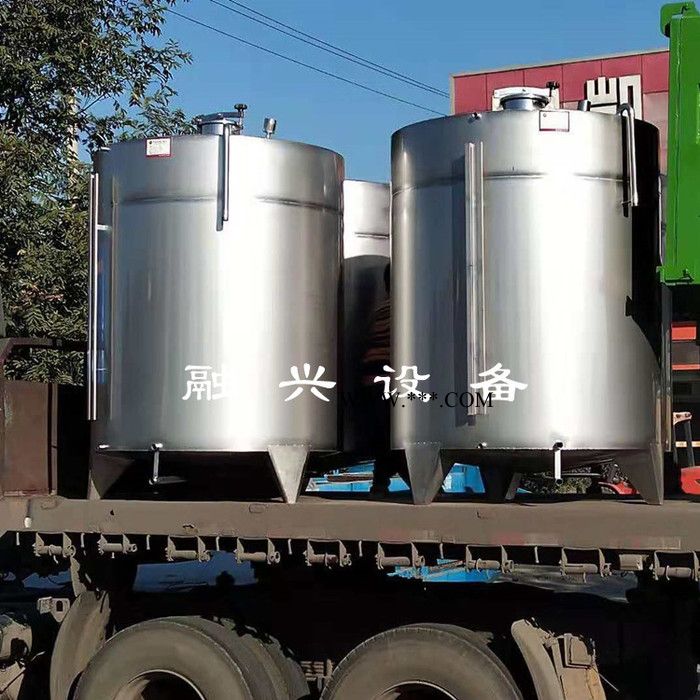 白酒储酒罐价格融兴设备不锈钢罐生产 不锈钢酒罐 304不锈钢酒罐 玻璃水储存罐 润滑油储存罐 椭圆形储运罐图2