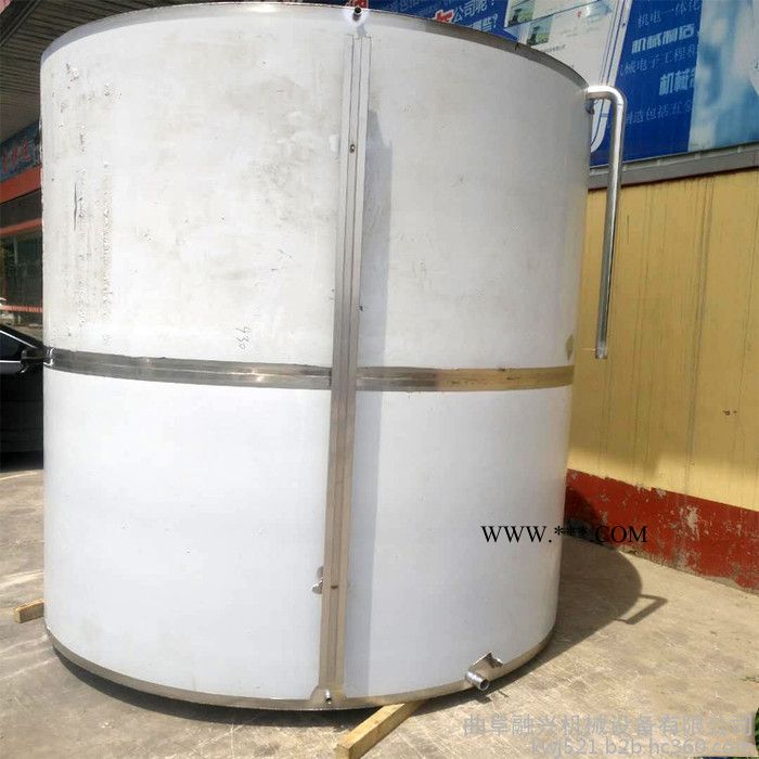 晋城立式不锈钢储酒罐 储酒保温罐 大型酿酒设备现场制作 酱醋罐储存罐价格 玻璃水储存罐图4