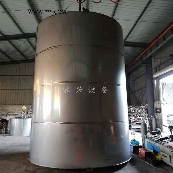 晋城立式不锈钢储酒罐 储酒保温罐 大型酿酒设备现场制作 酱醋罐储存罐价格 玻璃水储存罐图5