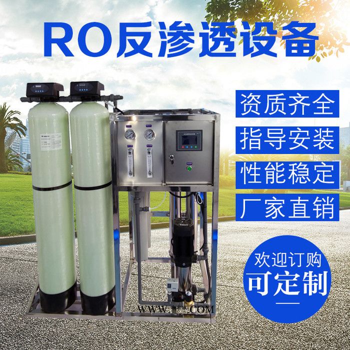 0.5吨反渗透纯水处理设备 商用净水器工业RO软化水处理玻璃水设备图2