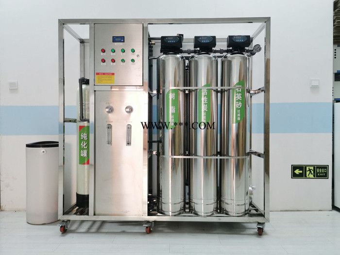 0.5吨一级反渗透加EDI加抛光柱超纯水设备 玻璃水用水设备图2