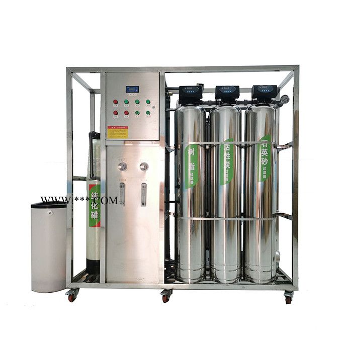 0.5吨一级反渗透加EDI加抛光柱超纯水设备 玻璃水用水设备图3