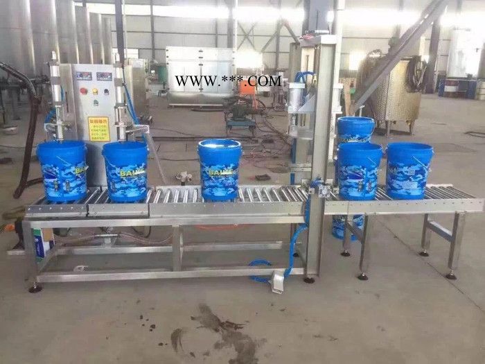 郑州供应大容量车用尿素 玻璃水液体肥料灌装机厂家 花肥大桶自动灌装图4