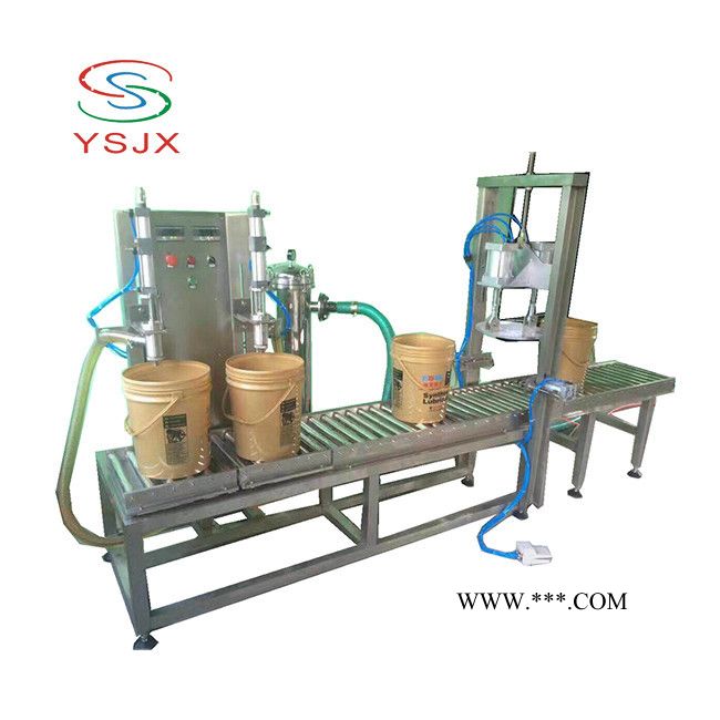 郑州供应大容量车用尿素 玻璃水液体肥料灌装机厂家 花肥大桶自动灌装图2