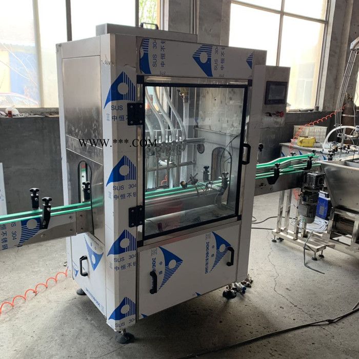 农药杀虫剂液体灌装机玻璃水灌装机四头农药灌装机图4