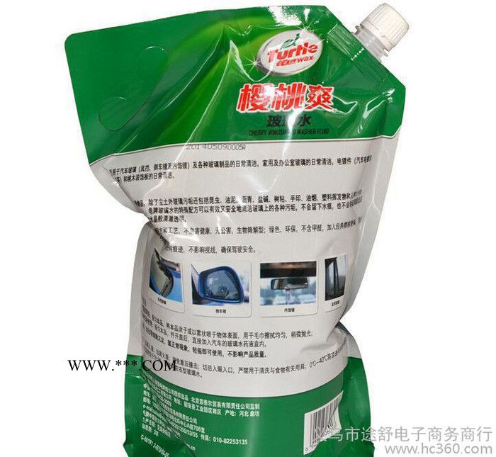 ,龟牌樱桃爽常温玻璃水G-601R1汽车玻璃水 车用雨刷精雨刮精图2