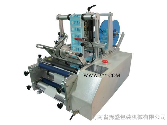 半自动圆瓶口服液消毒液贴标设备 玻璃水圆瓶贴标机图4