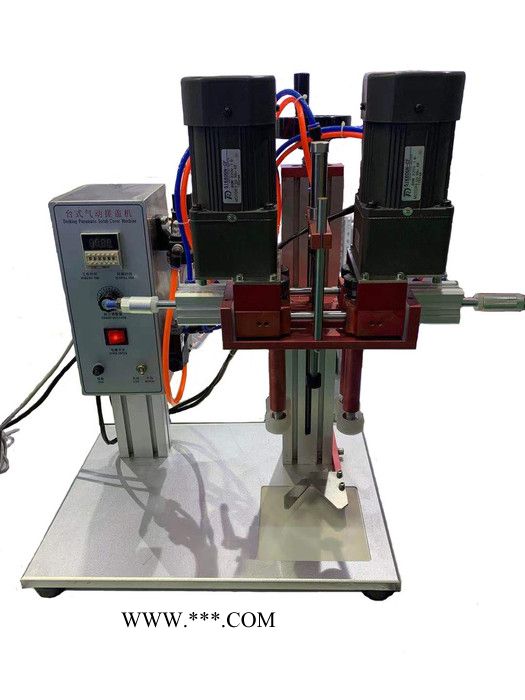 四爪气动旋盖机 玻璃水防冻液半自动搓盖机 鸭嘴式旋盖机图5