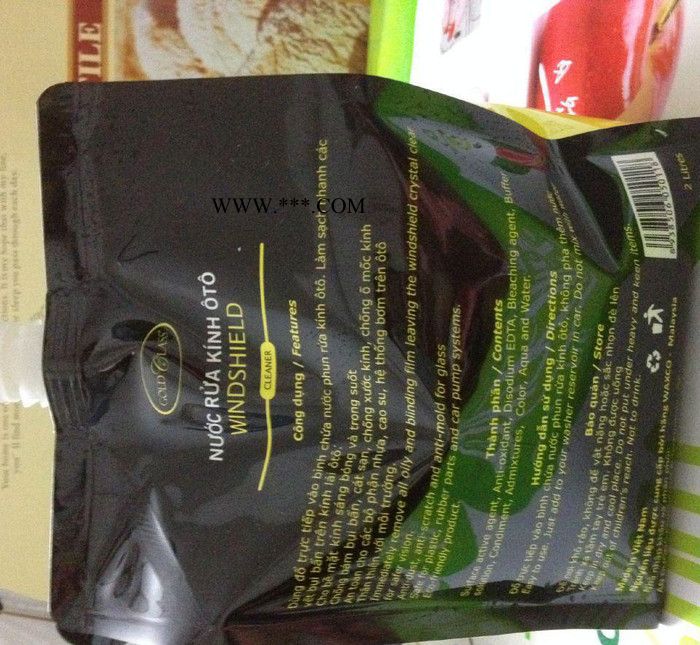 东莞**2KG可印刷8色玻璃水吸嘴袋图2