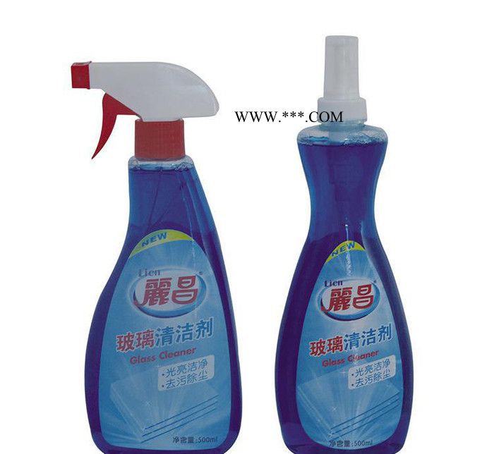 丽昌 洗衣粉批发 500g玻璃水(枪)玻璃清洁剂直销淡雅清香玻璃清洁剂图1