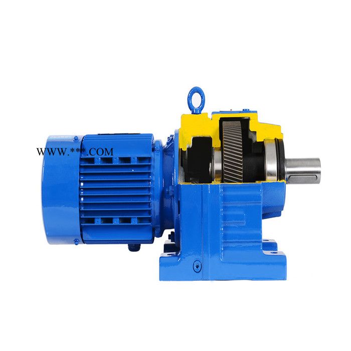 卧式硬齿面齿轮减速器 R系列带22KW电机一体减速机图4