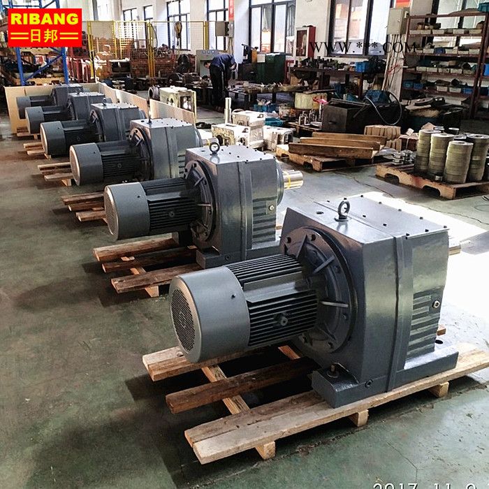 日邦R147硬齿面减速机减速器减速箱非标可定制广泛用于输送机械传动设备领域图5