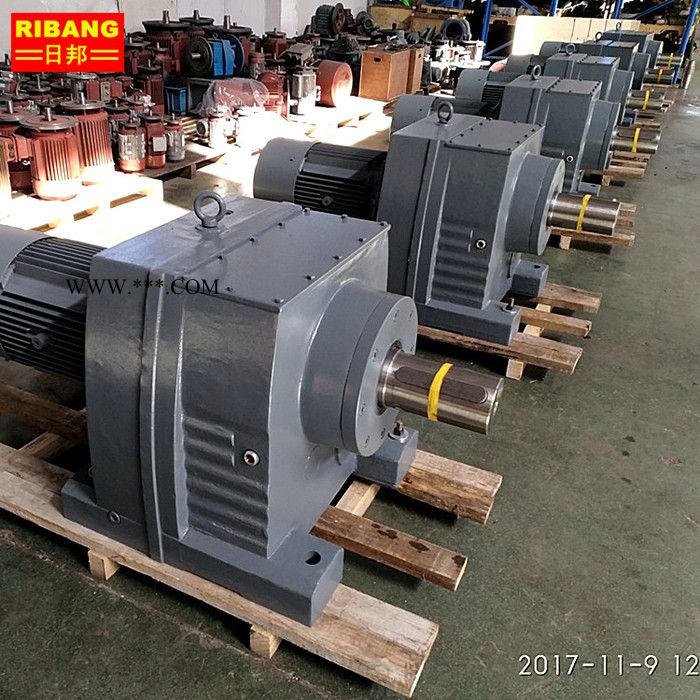 日邦R147硬齿面减速机减速器减速箱非标可定制广泛用于输送机械传动设备领域图3