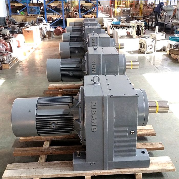 日邦R147硬齿面减速机减速器减速箱非标可定制广泛用于输送机械传动设备领域图4