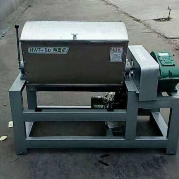 飞翔炊具厂 供应 带减速器 50公斤不锈钢和面机 馒头房 学校 部队 ** 和面机50公斤图7