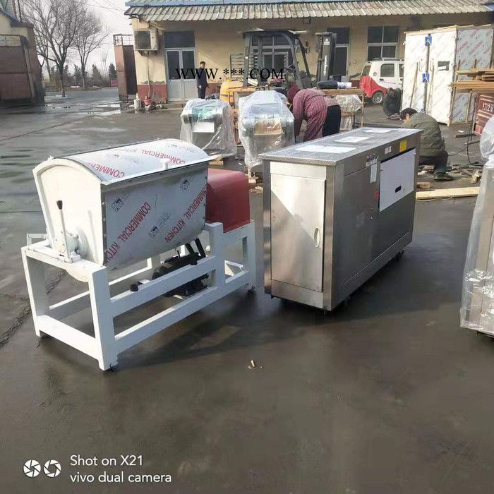 飞翔炊具厂 供应 带减速器 50公斤不锈钢和面机 馒头房 学校 部队 ** 和面机50公斤图5