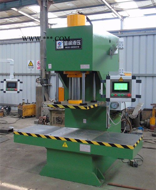 金利牌SY系列减速器型材高精度数字校直机 单柱校直机 单臂液压机 机器质保一年图3