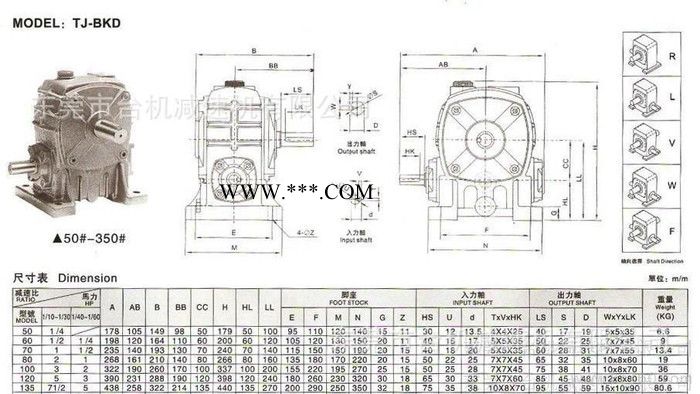 WPDS蜗轮蜗杆减速机型号WPDA减速器价格选型WPDKS变速机生产厂家 立式蜗杆减速机TJ-BKD-30图2