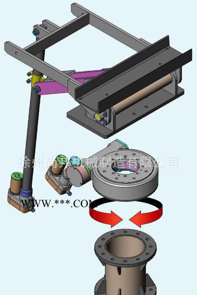 徐工随车吊用回转驱动，回转式减速器：S21-125-25R图2