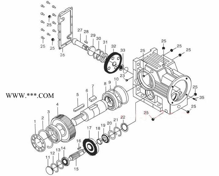 供应K系列减速器减速机图7