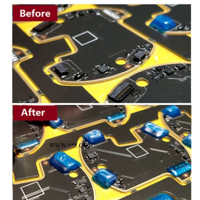 佐川工业材料 线路板真空镀膜保护蓝胶、可剥离UV蓝胶、UV固化保护胶、派瑞林临时保护可剥蓝色UV胶、防水胶图4